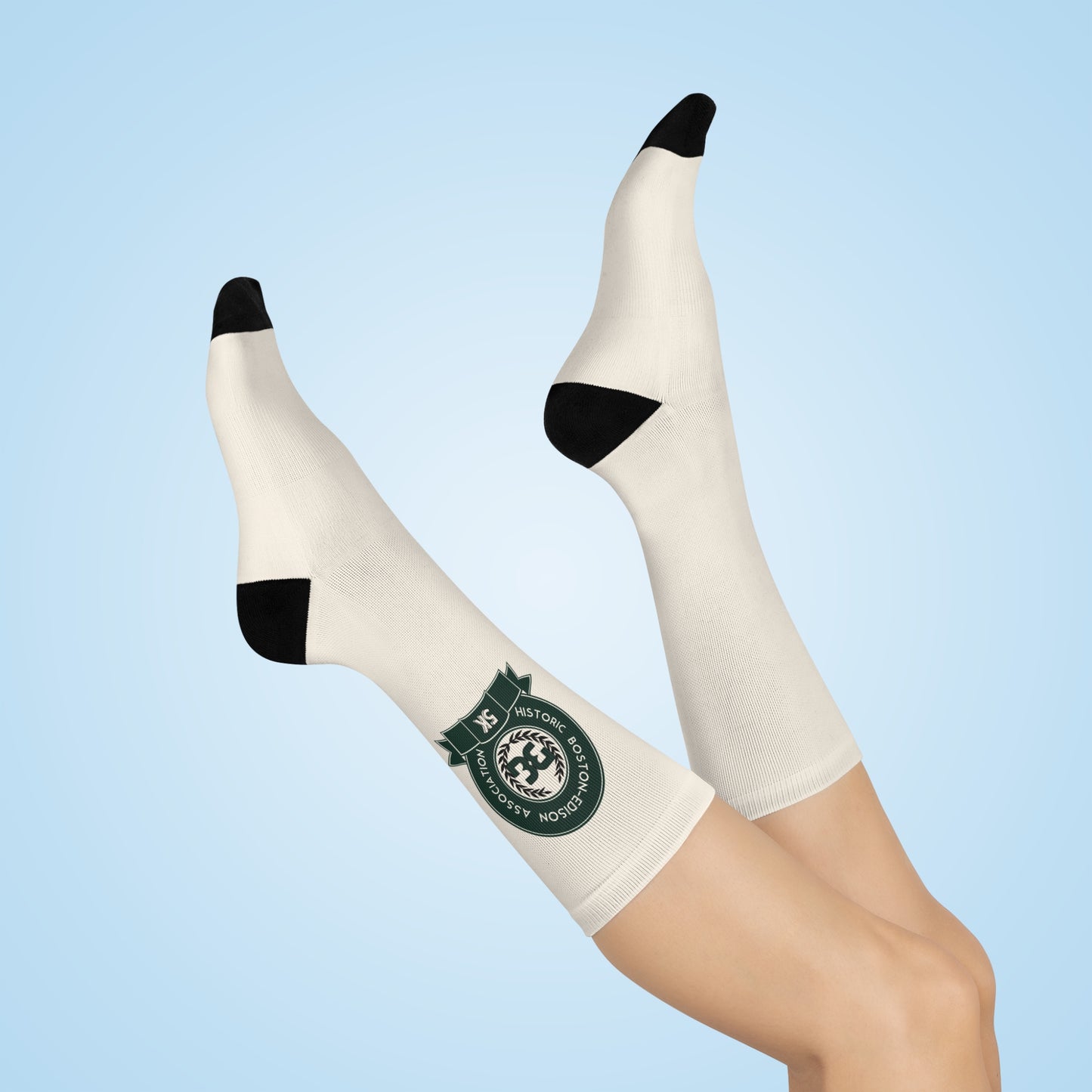 5k Cushioned Crew Socks for Everyday Comfort, Cozy Cotton Socks, Gift for Her, Sock for Jogging, Casual Wear Socks, Perfect for Travel