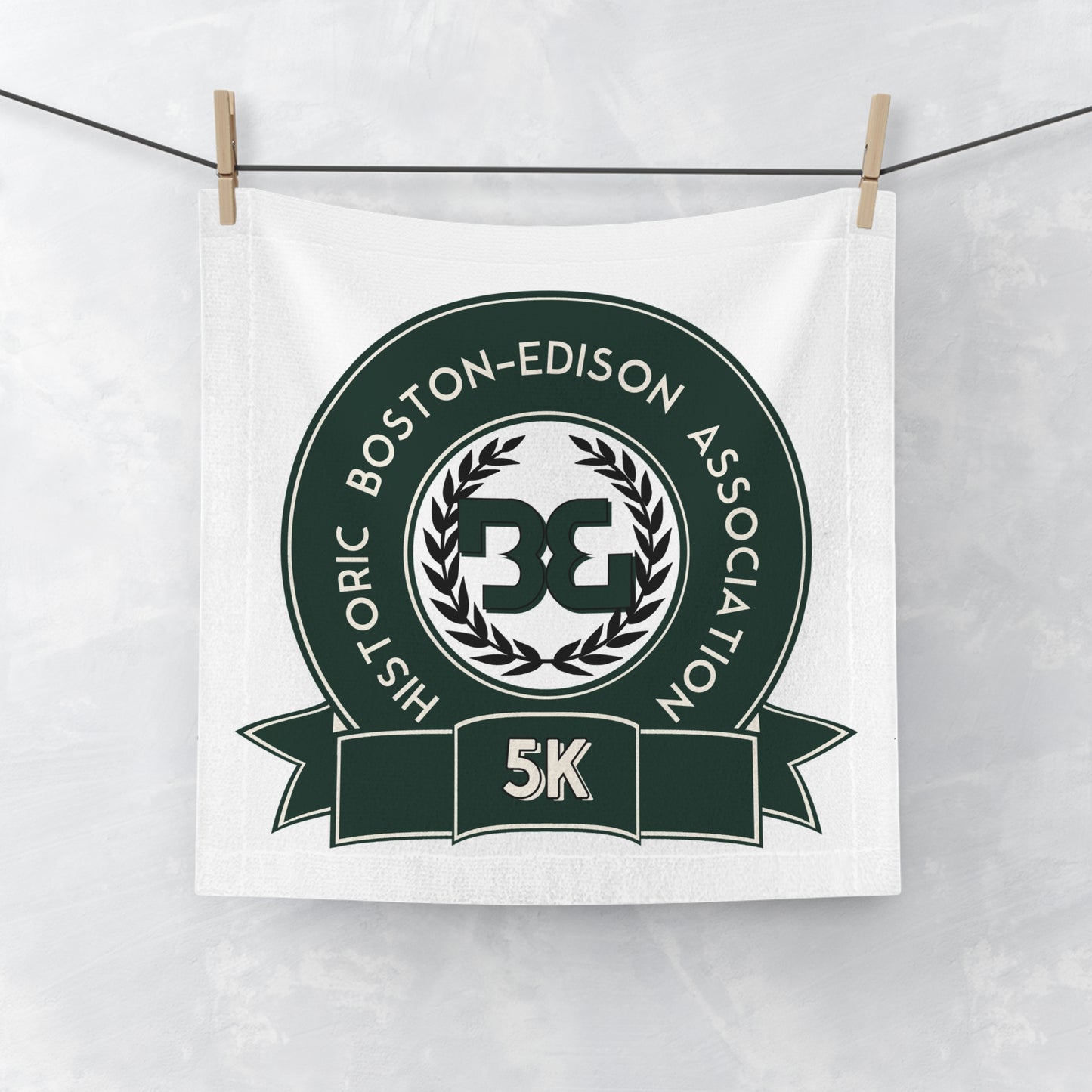 5K Face Towel, Sports Towel, Gym Towel, Running Towel, Custom Event Towel, Fitness Towel