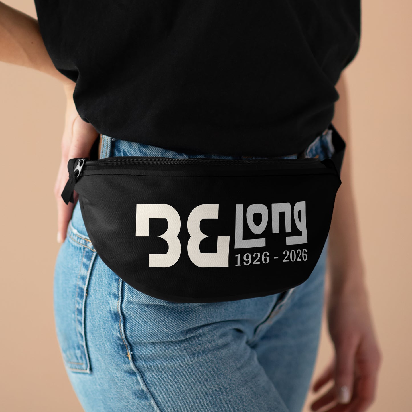 Customizable Fanny Pack with 'BE Long' Design - Stylish & Functional Accessory for Everyday Use