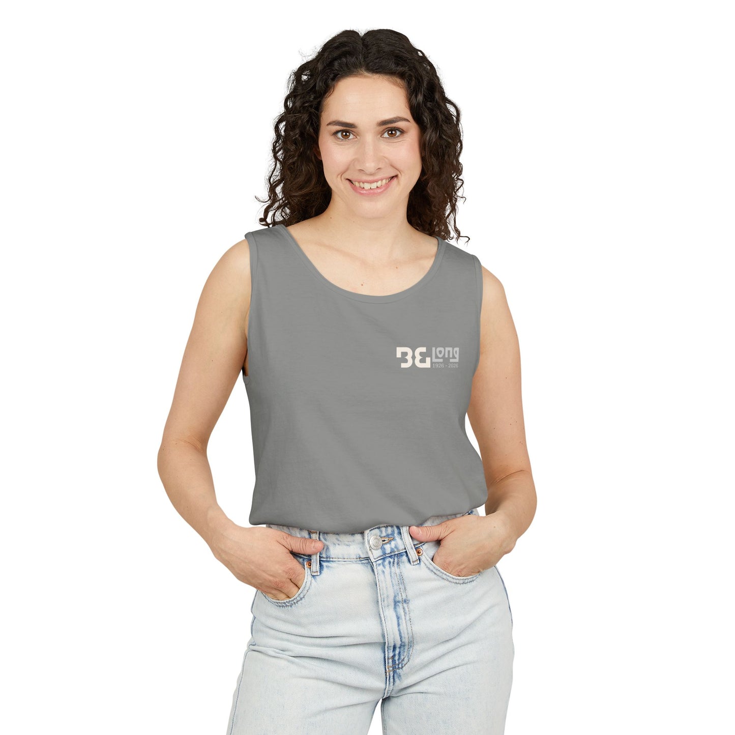 Unisex Garment-Dyed Tank Top - Vintage 5K Race Shirt, Summer Fitness Top, Casual Workout Wear, Eco-Friendly Activewear, Gym Tank