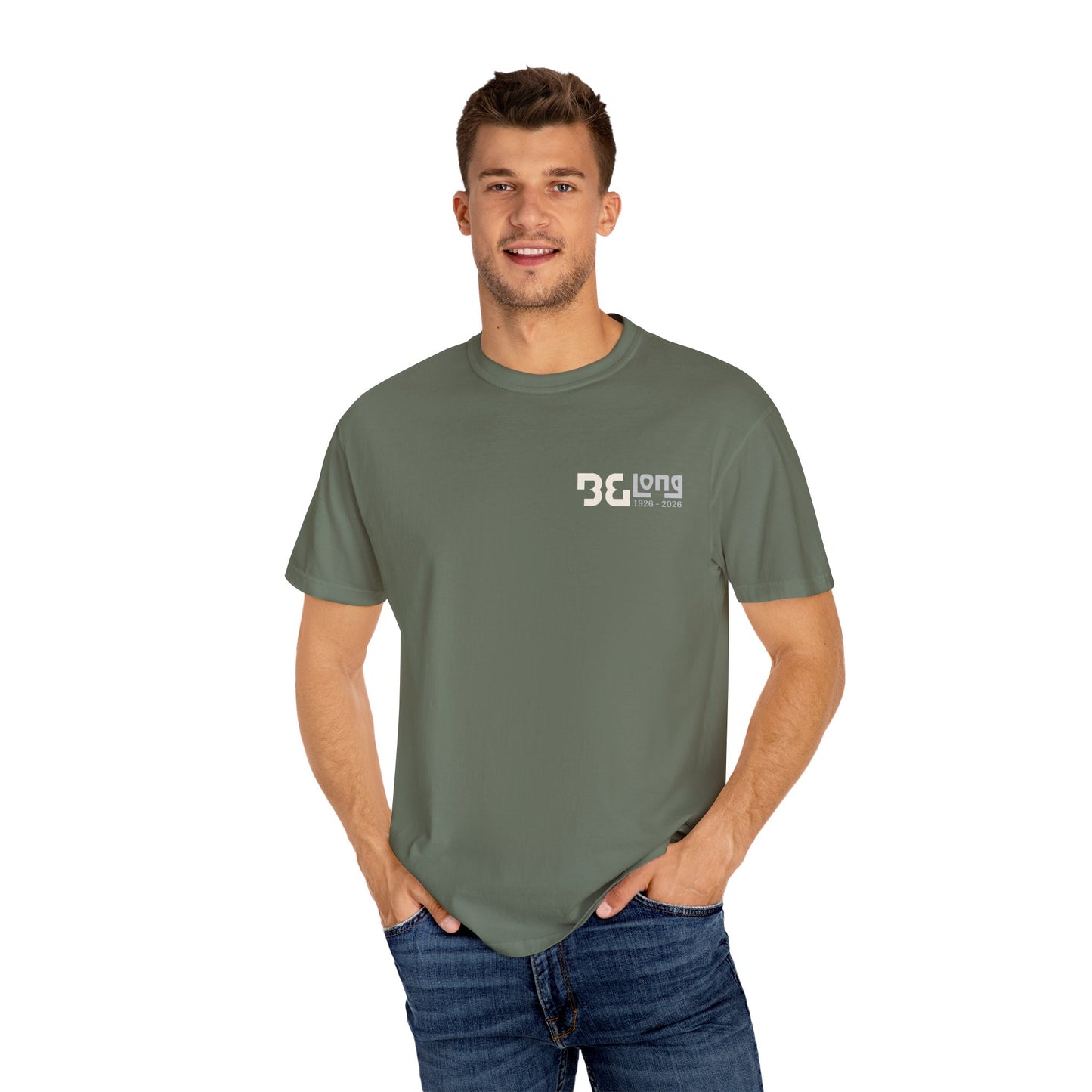 Garment-Dyed Unisex T-shirt with Unique Print, Casual Style Tee for Everyday Wear, Gift Idea for Birthdays, Holidays, Events