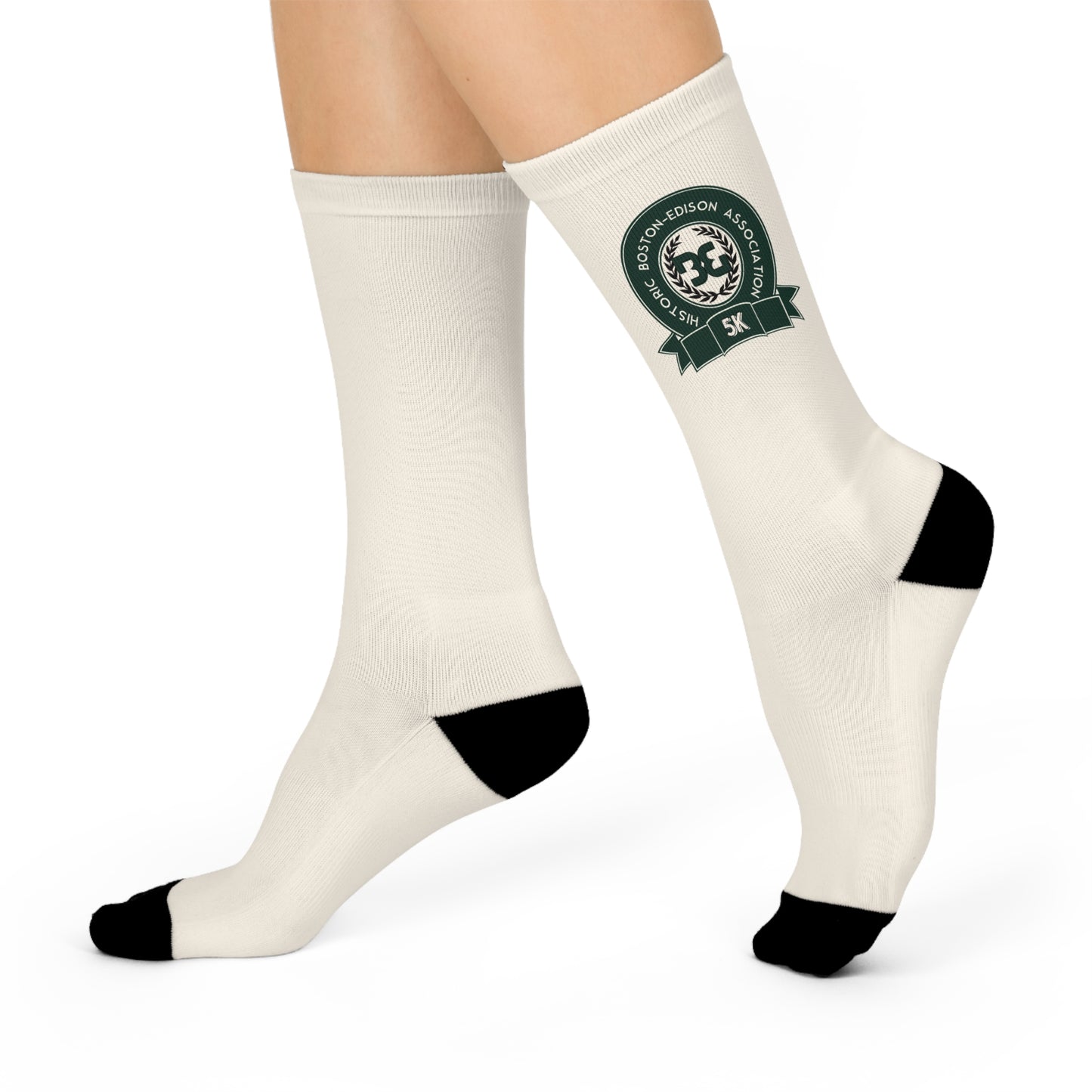 5k Cushioned Crew Socks for Everyday Comfort, Cozy Cotton Socks, Gift for Her, Sock for Jogging, Casual Wear Socks, Perfect for Travel