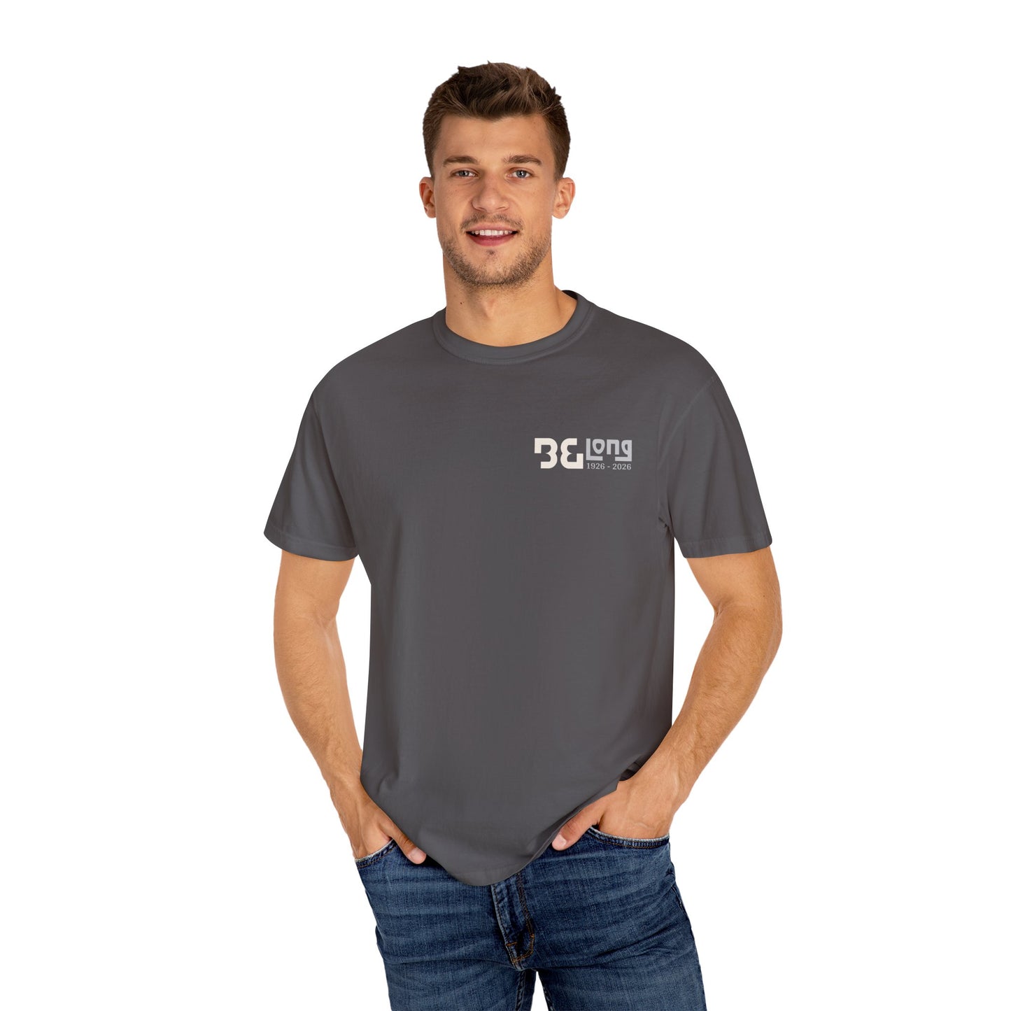 Garment-Dyed Unisex T-shirt with Unique Print, Casual Style Tee for Everyday Wear, Gift Idea for Birthdays, Holidays, Events