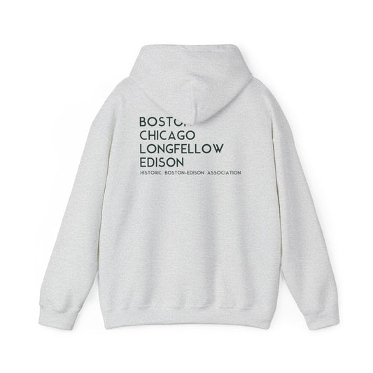 Historic Boston Association Hoodie, Comfortable Sweatshirt, Cozy Unisex Apparel, Perfect for Celebrations, Gifts for Friends