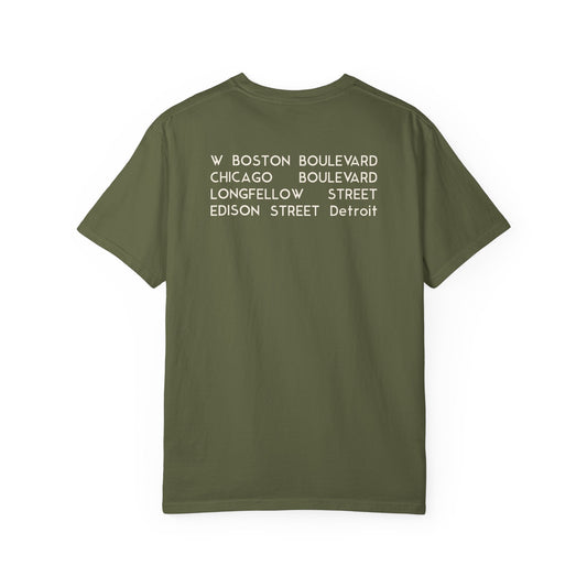 Urban Street Names Tee, Unisex T-Shirt, Casual Everyday Wear, Graphic Tee, City Vibes, Gift for Him/Her, Summer Style