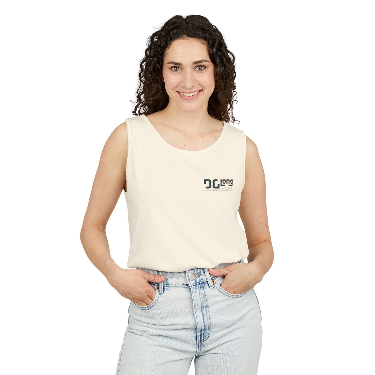Unisex Garment-Dyed Tank Top - Vintage 5K Race Shirt, Summer Fitness Top, Casual Workout Wear, Eco-Friendly Activewear, Gym Tank