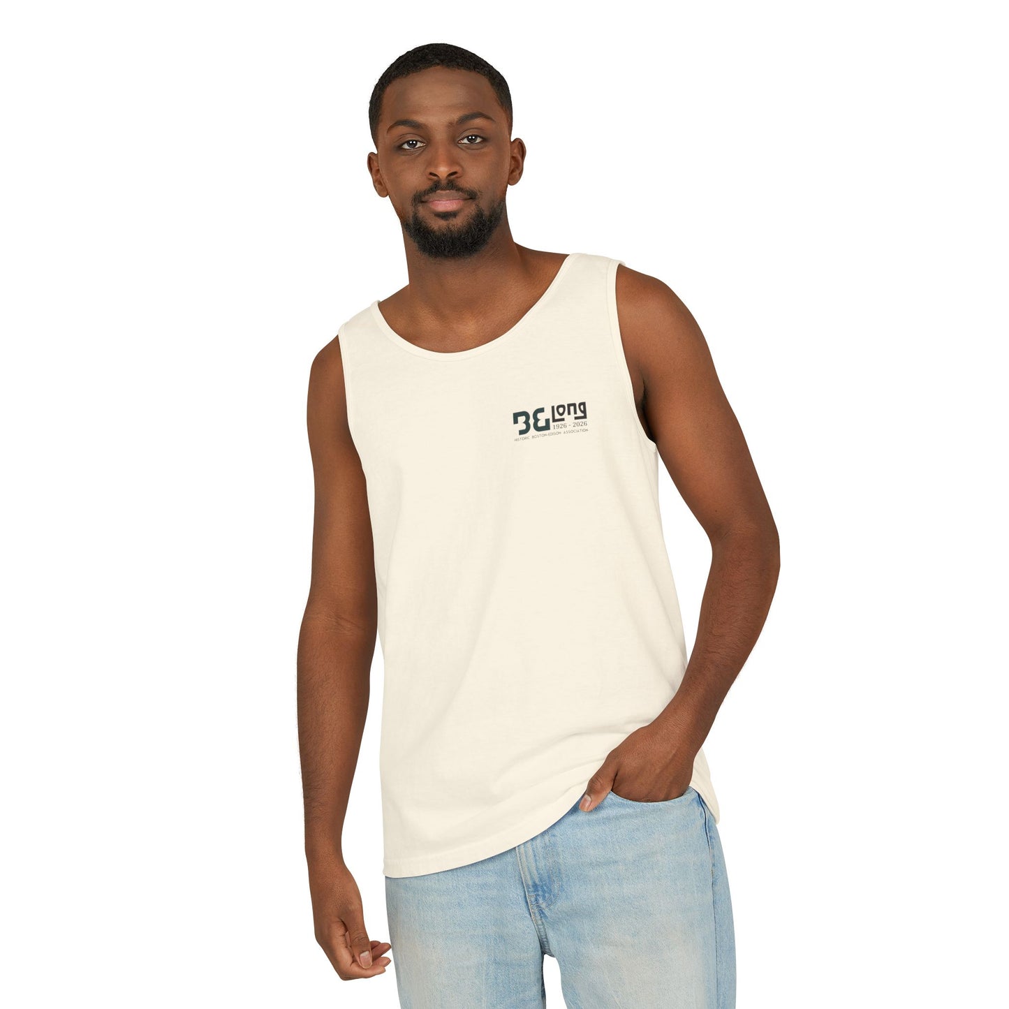 Unisex Garment-Dyed Tank Top - Vintage 5K Race Shirt, Summer Fitness Top, Casual Workout Wear, Eco-Friendly Activewear, Gym Tank