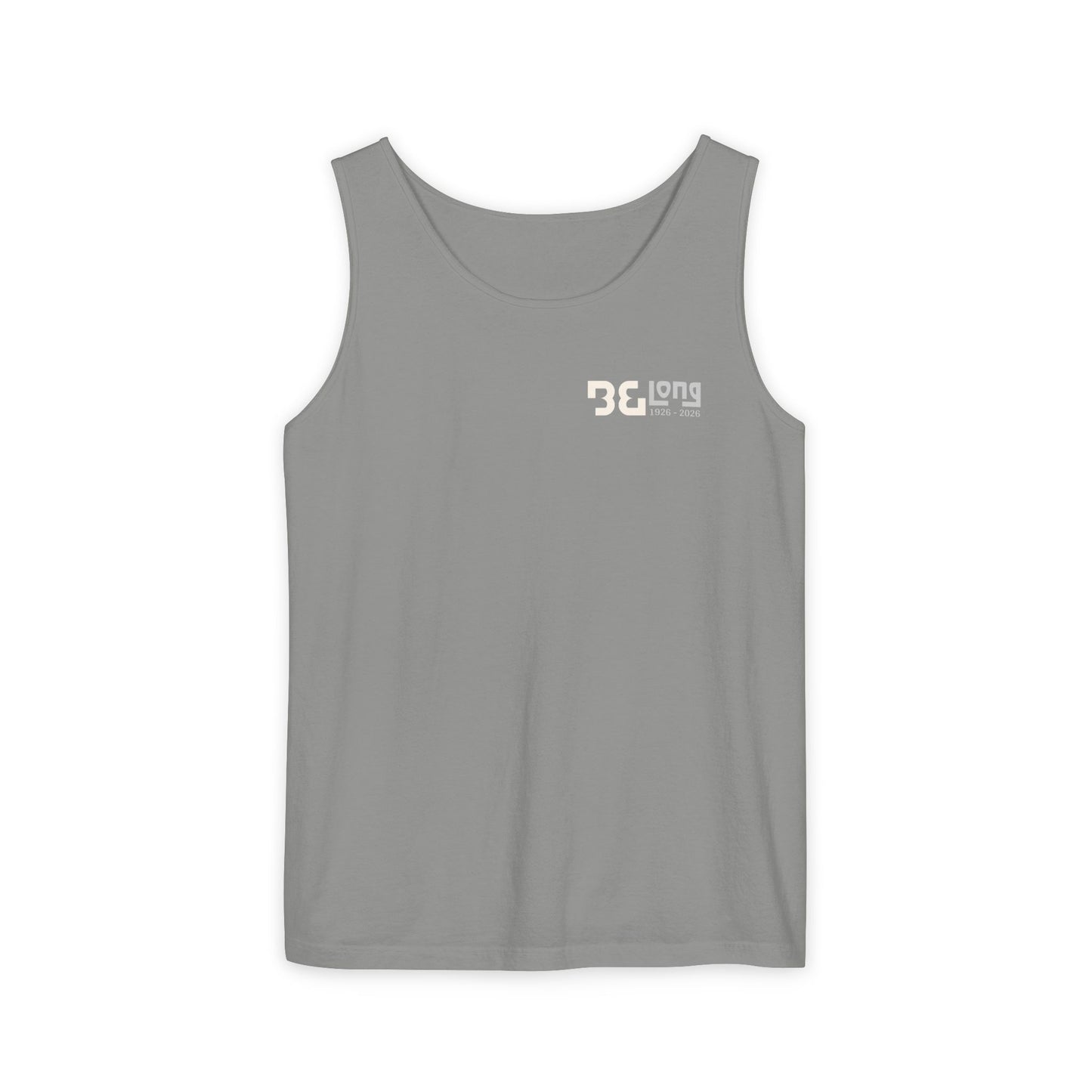 Unisex Garment-Dyed Tank Top - Vintage 5K Race Shirt, Summer Fitness Top, Casual Workout Wear, Eco-Friendly Activewear, Gym Tank
