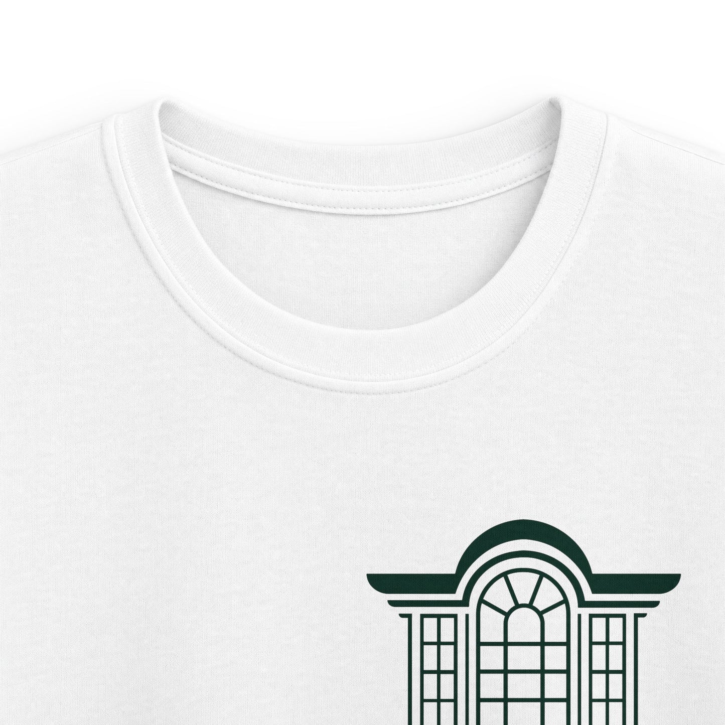 Kids Tee — Boston Edison Neighborhood Logo Tee (Front Window + Back City List)