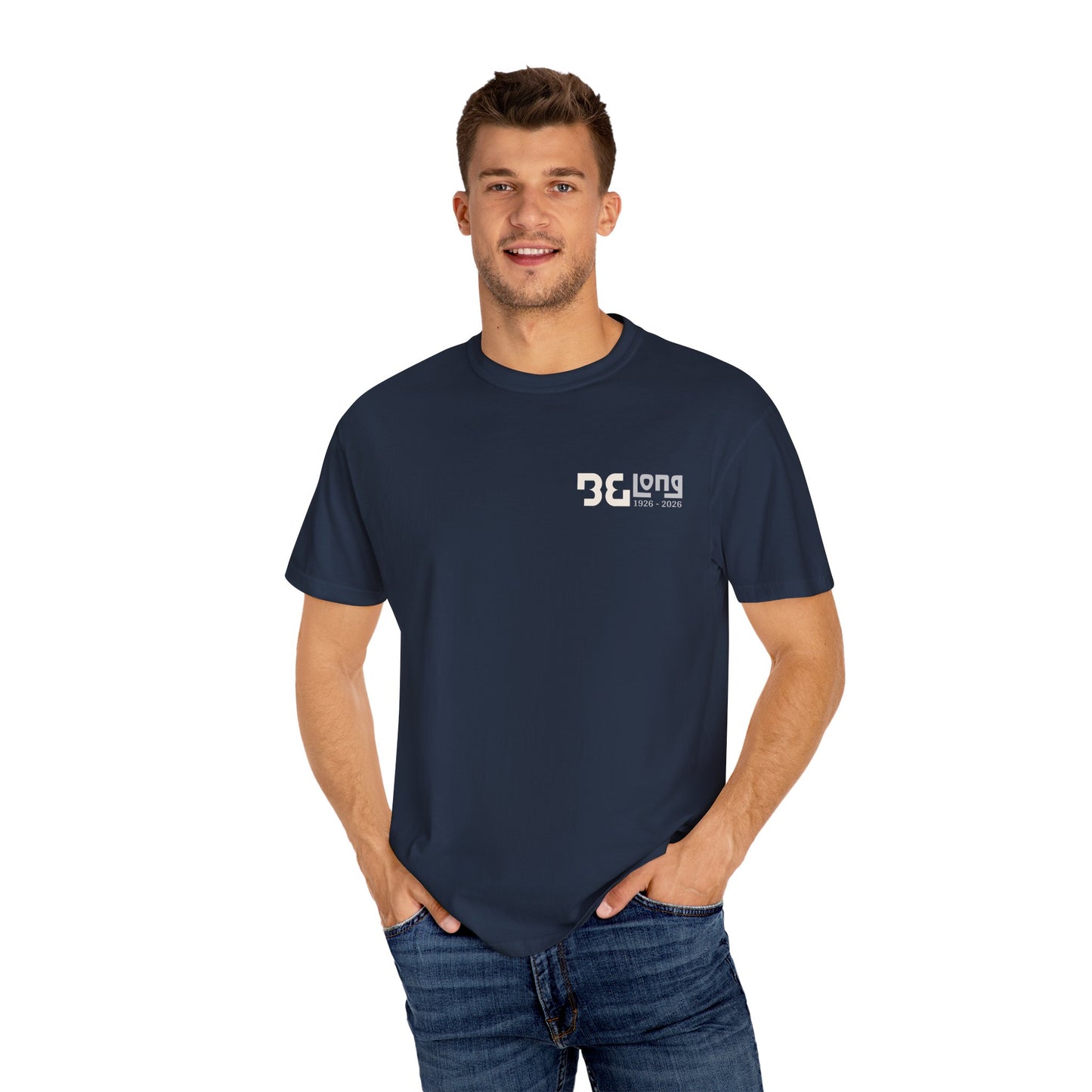 Garment-Dyed Unisex T-shirt with Unique Print, Casual Style Tee for Everyday Wear, Gift Idea for Birthdays, Holidays, Events