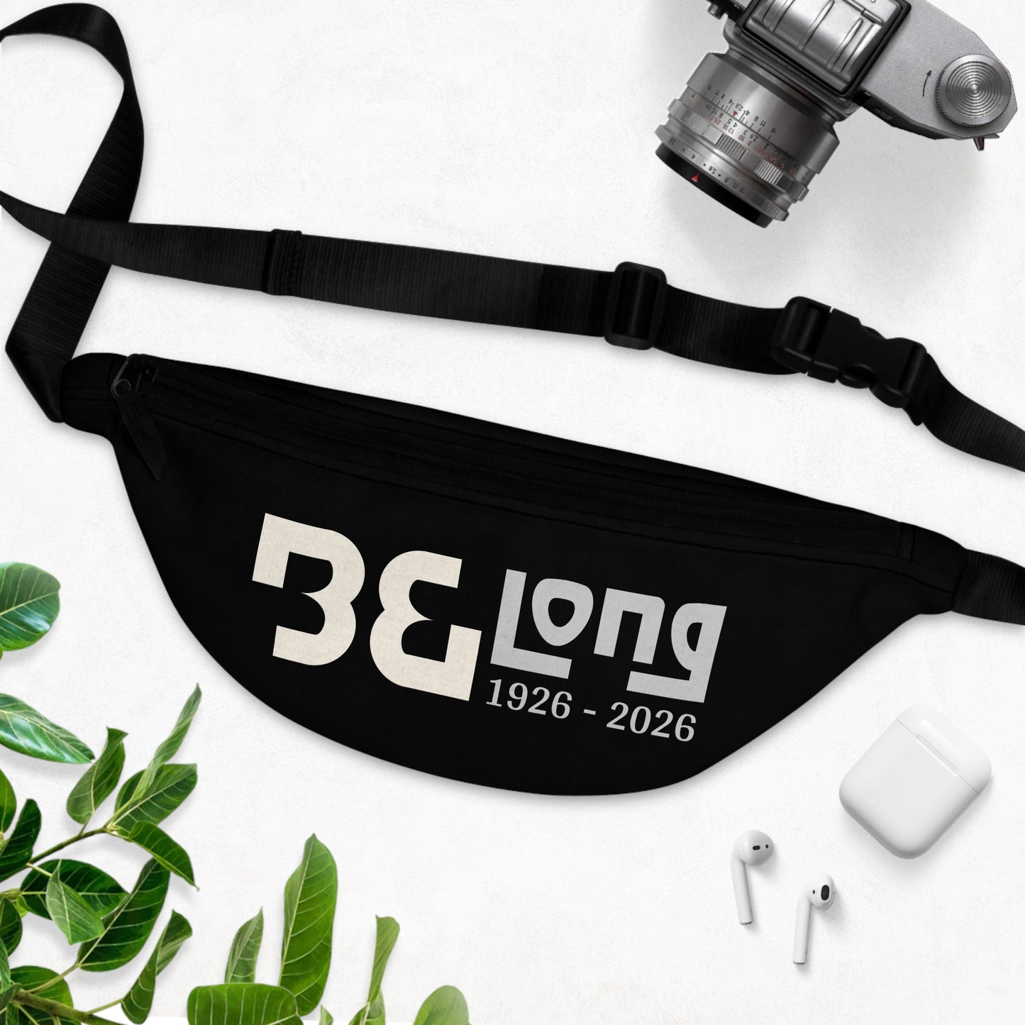 Customizable Fanny Pack with 'BE Long' Design - Stylish & Functional Accessory for Everyday Use