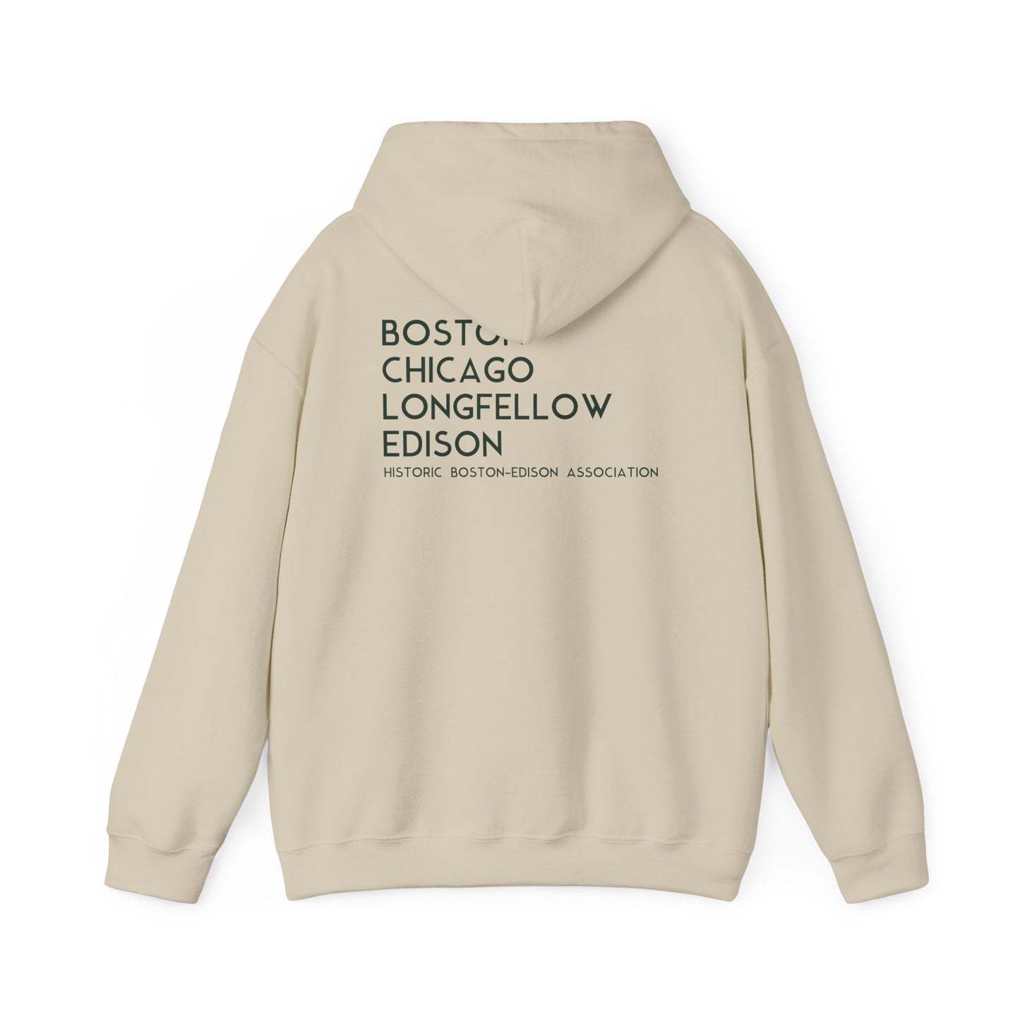 Historic Boston Association Hoodie, Comfortable Sweatshirt, Cozy Unisex Apparel, Perfect for Celebrations, Gifts for Friends