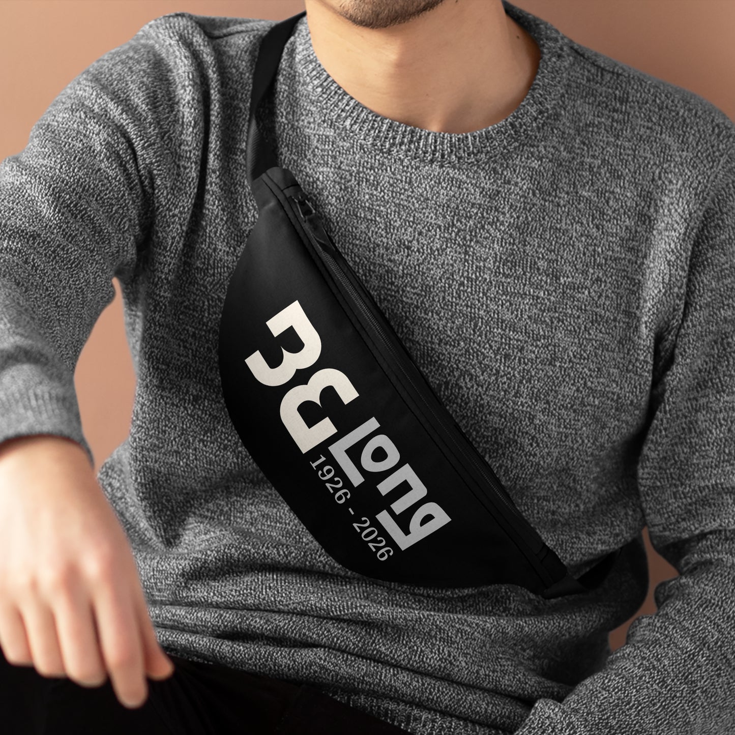 Customizable Fanny Pack with 'BE Long' Design - Stylish & Functional Accessory for Everyday Use