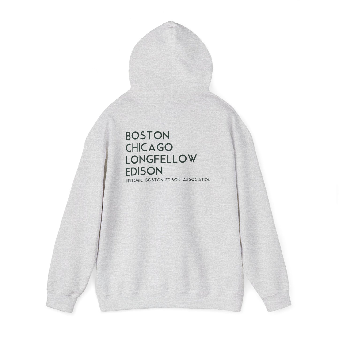 Historic Boston Association Hoodie, Comfortable Sweatshirt, Cozy Unisex Apparel, Perfect for Celebrations, Gifts for Friends