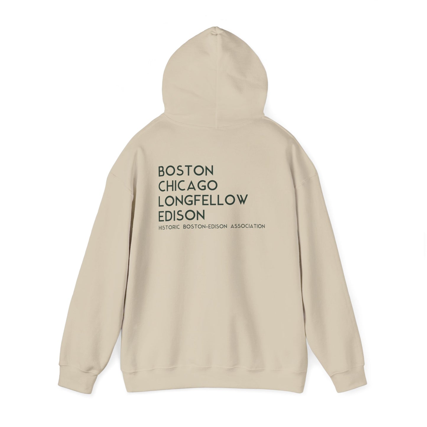 Historic Boston Association Hoodie, Comfortable Sweatshirt, Cozy Unisex Apparel, Perfect for Celebrations, Gifts for Friends